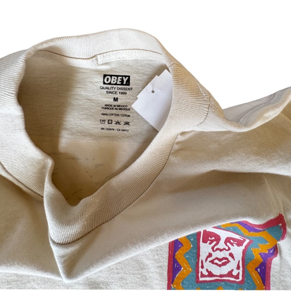 OBEY THROWBACK GRAPHIC TEE Unisex  NWT - Picture 6 of 8
